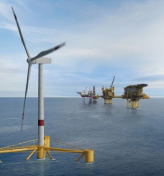 TotalEnergies launches a floating offshore wind pilot project to supply renewable electricity to an offshore oil & gas platform in the North Sea