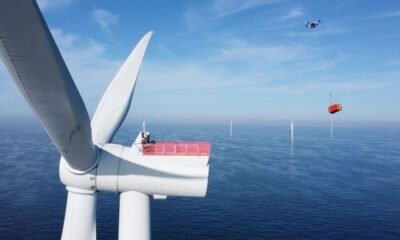 Launch of new heavy-lift cargo drones to support wind industry operations