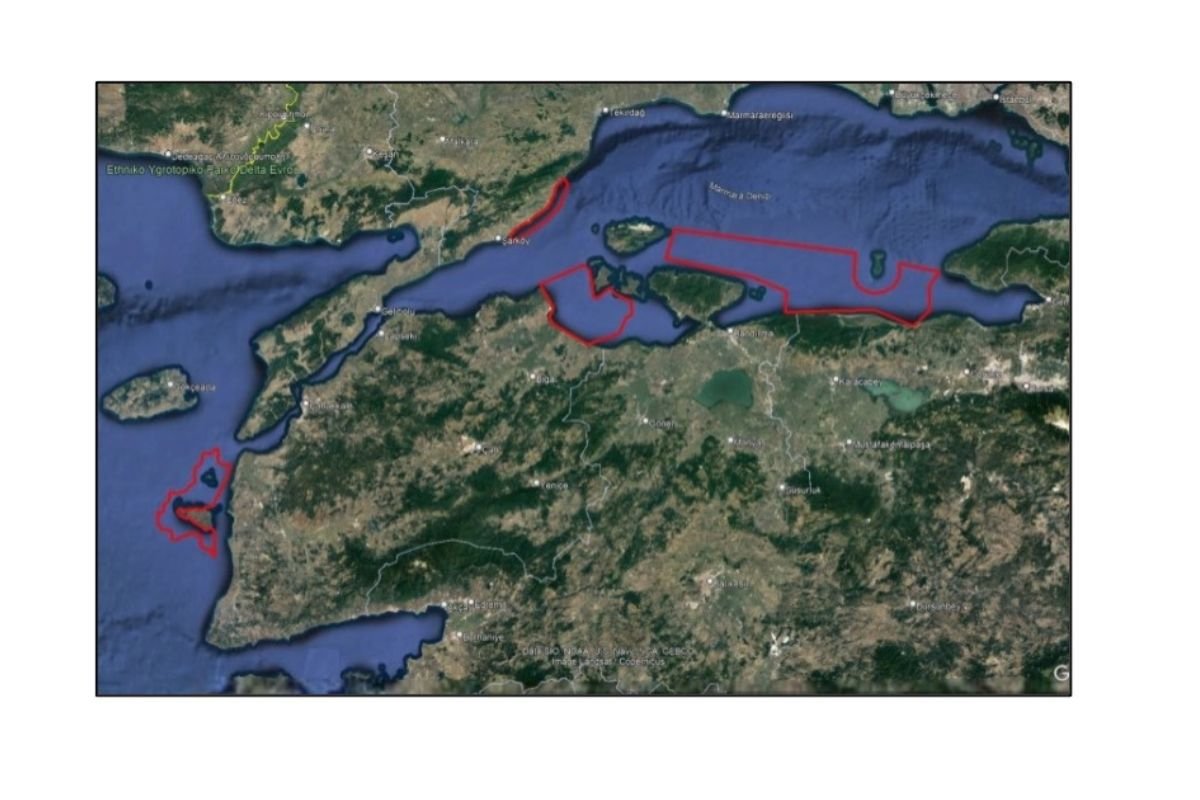 Figure 3. RERA Offshore wind project sites selected by the MENR.