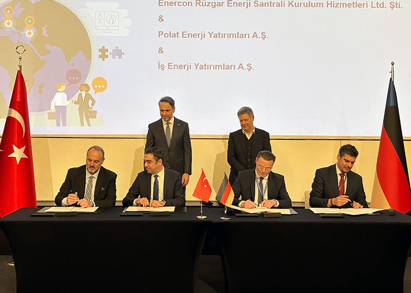 ENERCON, İş Enerji ve Polat Enerji’den 2.5 GW’lık dev anlaşma