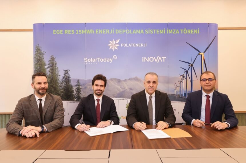 Polat Enerji ile SolarToday arasında 15 MWh enerji depolama sistemi anlaşması