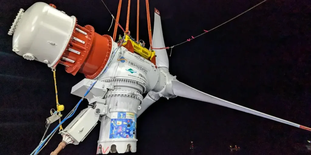 Proteus, Japonya'nın ilk 1.1MW’lık gelgit türbinini kurdu
