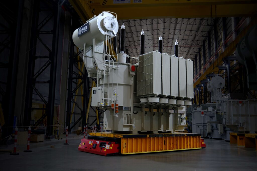 Power transformer at Beta Enerji’s production facility