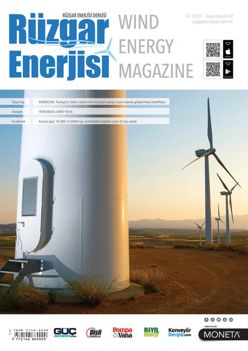 Rüzgar Enerjisi Kasım–Aralık 2021 · Sayı 42 kapağı