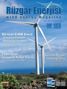 Rüzgar Enerjisi Mart–Nisan 2015 · Sayı 3 kapağı