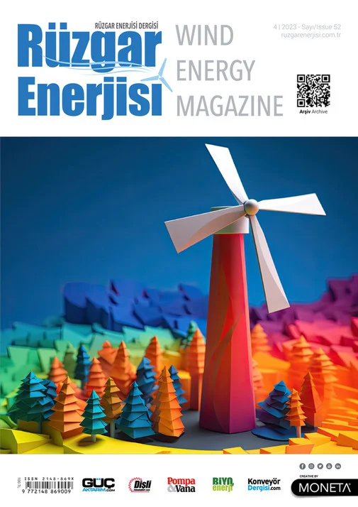 Rüzgar Enerjisi Temmuz–Ağustos 2023 · Sayı 52 kapağı