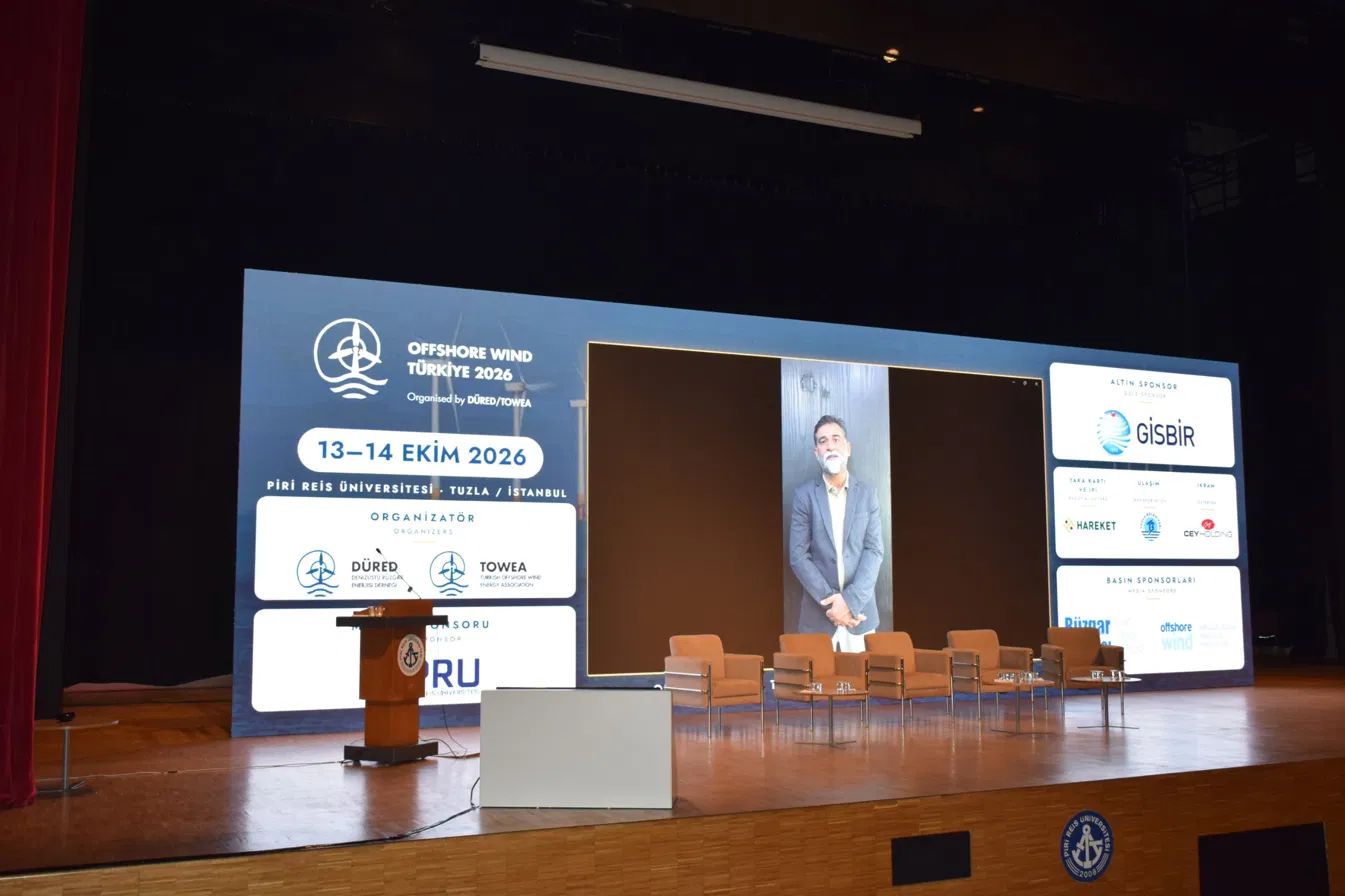 WWEA Başkanı Dr. Irfan Mirza Offshore Wind Türkiye 2026'ya ekrandan bağlandı
