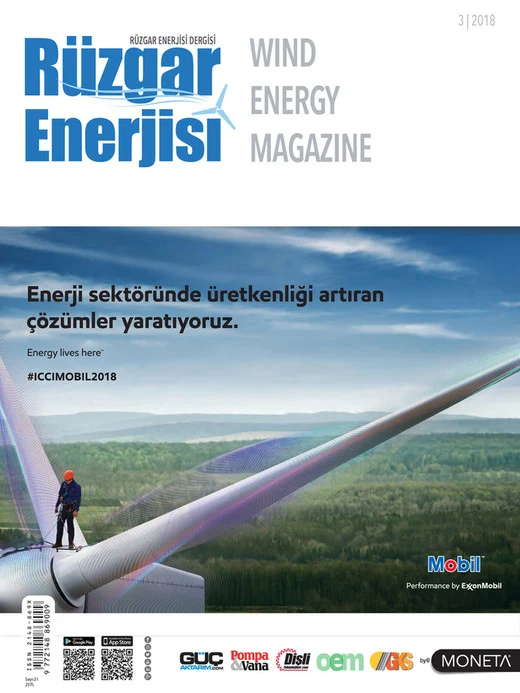 Rüzgar Enerjisi Mayıs–Haziran 2018 · Sayı 21 kapağı
