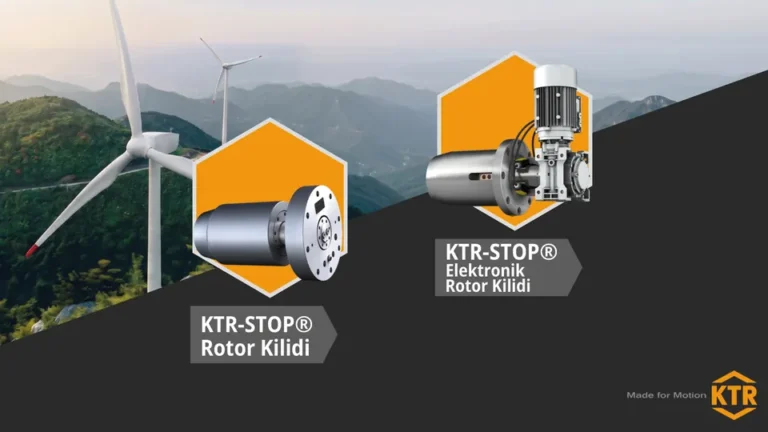 KTR-STOP® hidrolik ve elektronik rotor kilidi ürün görselleri